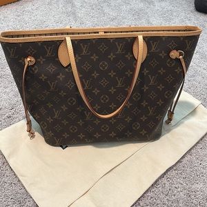 Louis Vuitton never full handbag